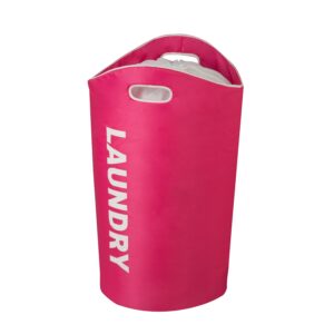 Pink Laundry Hamper with Handles